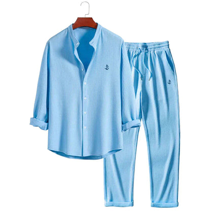 Men’s Refined Casual Two-Piece Set