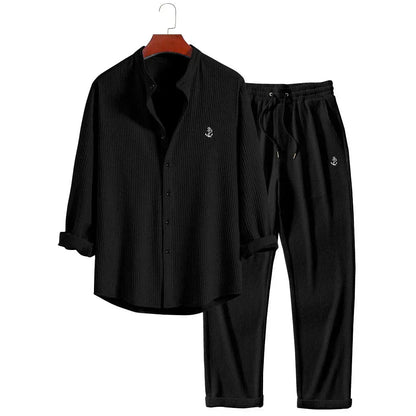 Men’s Refined Casual Two-Piece Set