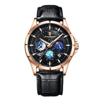 Leather Strap and Black Background